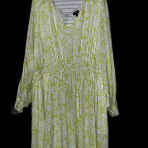Torrid Mini Wash Gauze Wide Waist Skater Dress